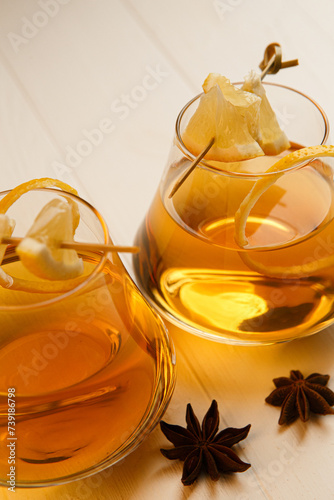 Mulled wine. Glühwein.