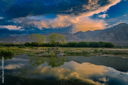 lake in the mountains