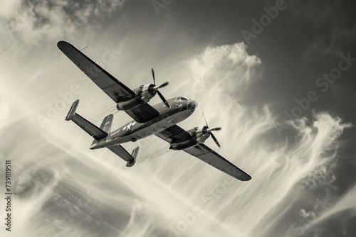airplane flying in the sky