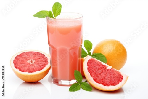 grapefruit juice and fruits