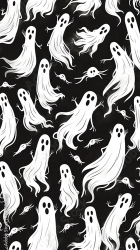 ghost pattern background