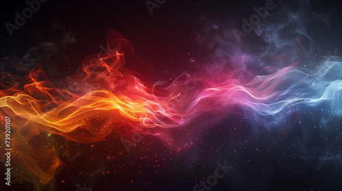 a wave of light or energy, colorful burst, red, pink and yellow tones (2)