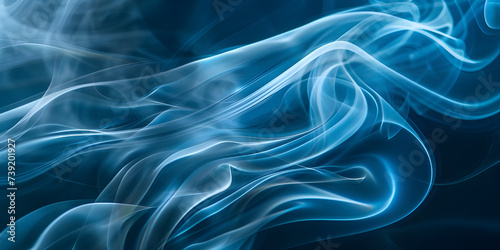 Swirling Movement of Smoke Lines background - Ai Generated