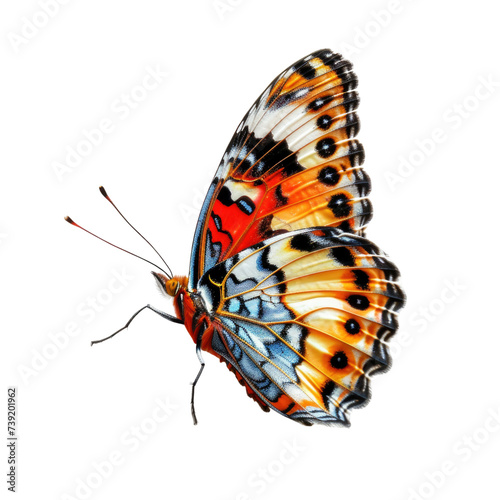Colorful butterfly in transparent background © PNG Lab