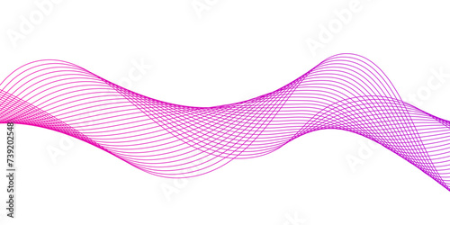 Abstract background with smoke. Abstract blend wave lines and technology background,Dynamic wave of many lines on white background.Vector background with lines. Element for design isolated on white.