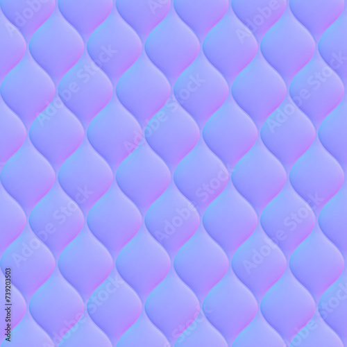 normal map with wave pattern (Perfect seamless pattern)