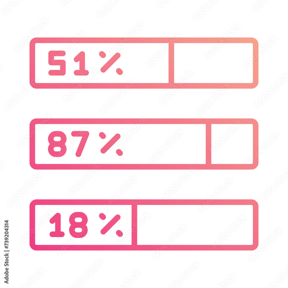 Charts icon vector, stock illustration Charts icon vector, stock illustration