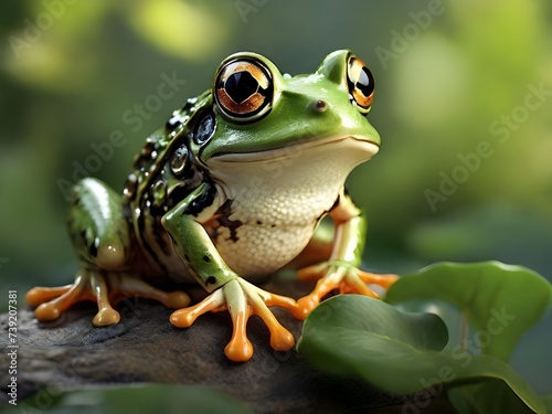 As the world pauses to acknowledge this special event  the frog serves as a playful reminder of the extraordinary nature of leap year. Its presence evokes a sense of curiosity and wonder  inviting us 