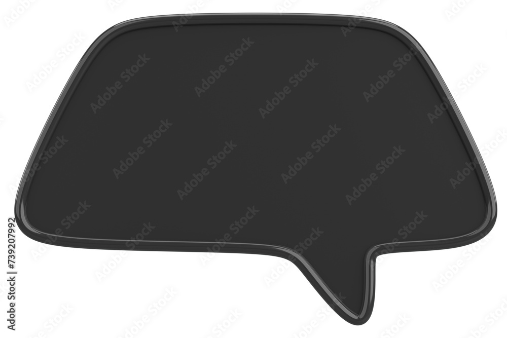 Speech Bubble. Text Box. 3D Illustration. Speech Bubble. Text Box. 3D Illustration.