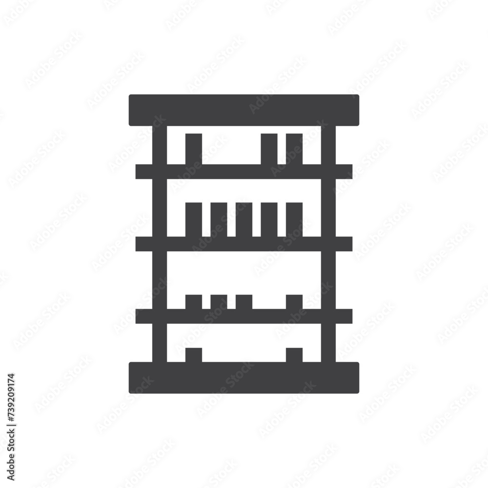 shop shelf icon vector shop shelf icon vector