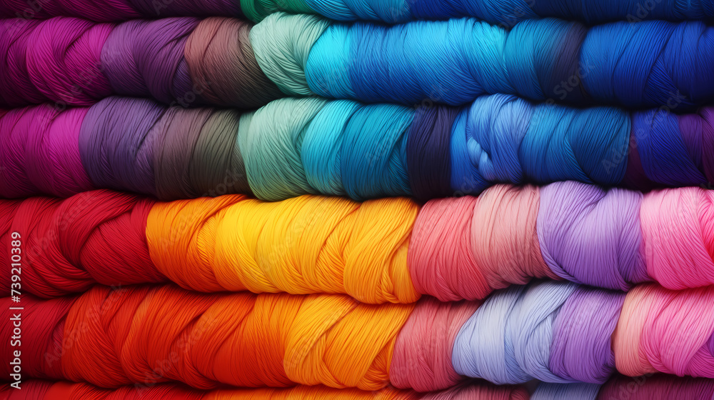 Abstract colorful rope texture background, soft knitted wool texture close-up background Abstract colorful rope texture background, soft knitted wool texture close-up background
