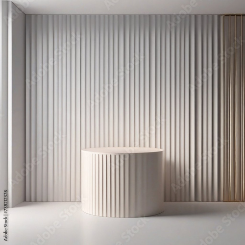 Wallpaper Mural Gradient Empty Room Wall Mock-up  Minimalist Interior  podium 3D product display Torontodigital.ca