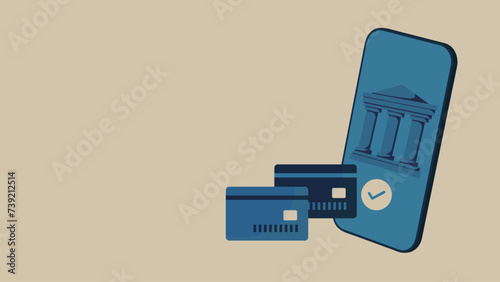 Access your bank on your mobile phone and use your credit card.