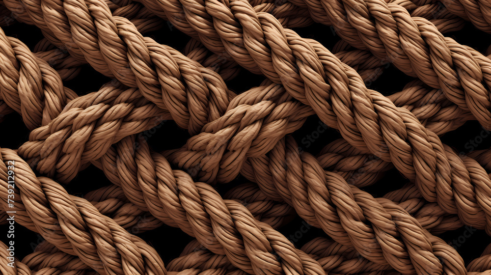 Many colorful ropes intertwined with each other Many colorful ropes intertwined with each other