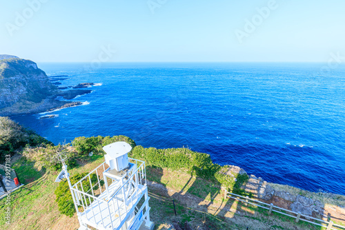 冬の大バエ灯台から見た景色　長崎県平戸市　View from the Winter Oobae lighthouse. Nagasaki Pref, Hirado City. photo