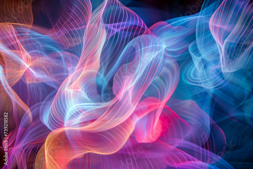 Creating Abstract Art with Light. Colorful and Fluid Patterns and Shapes Using Long Exposure.