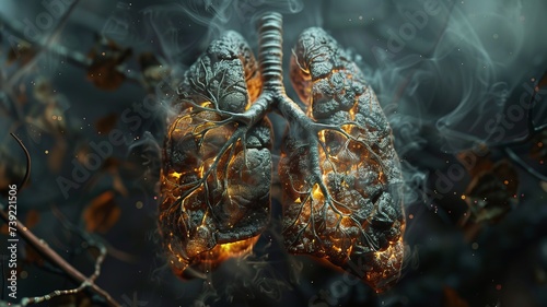 a lung for an anti-tobacco advertisement © Edgar Martirosyan