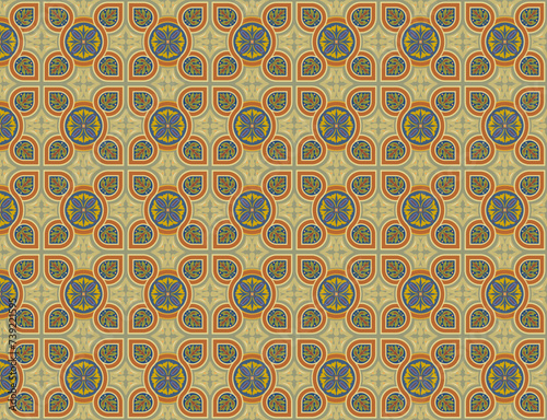 Decorative seamless pattern background