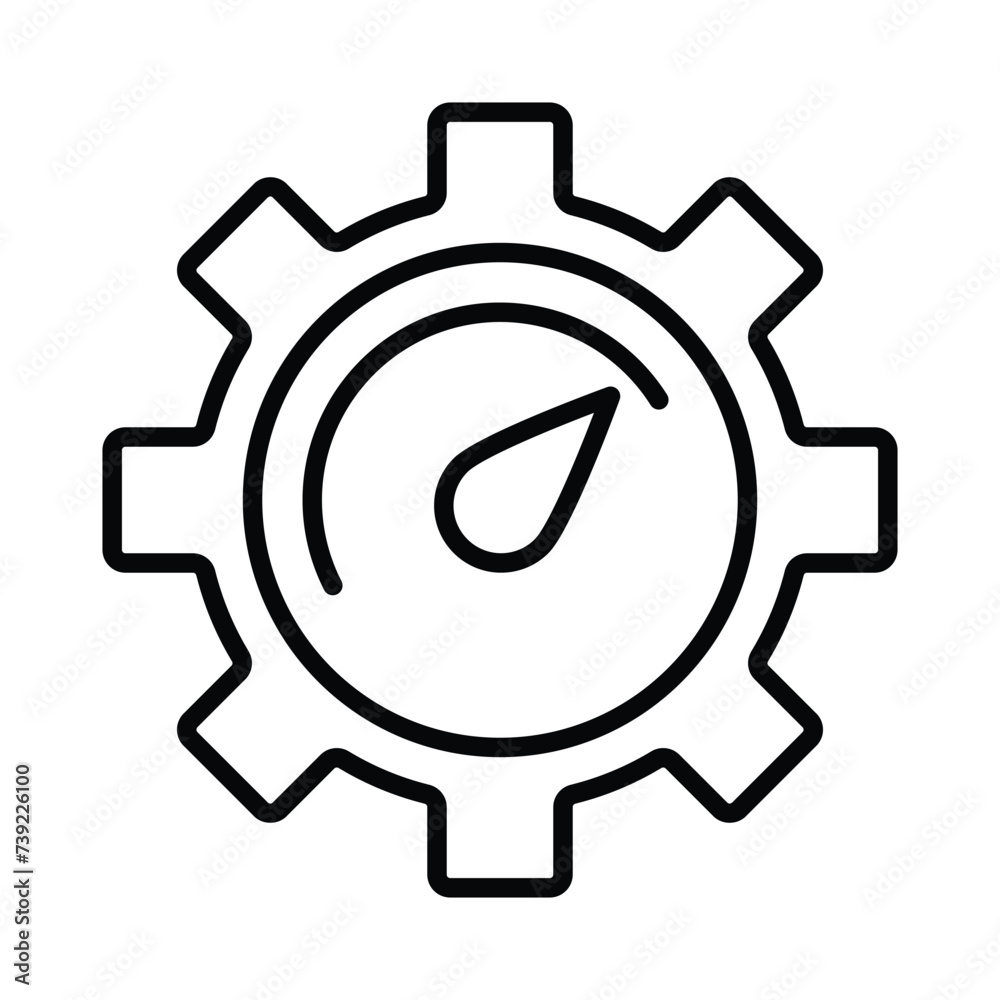 Efficiency icon vector, stock illustration Efficiency icon vector, stock illustration