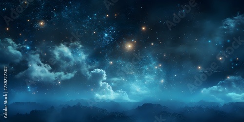 Mesmerizing k wallpaper of a vibrant dreamlike starry night sky. Concept Night Sky, Starlight, Wallpaper, Dreamlike, Vibrant Colors