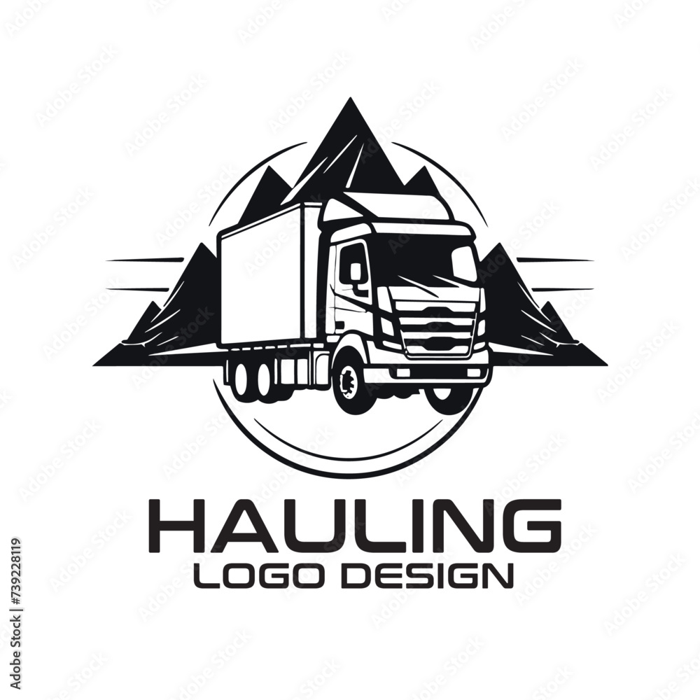 Obraz premium Hauling Vector Logo Design