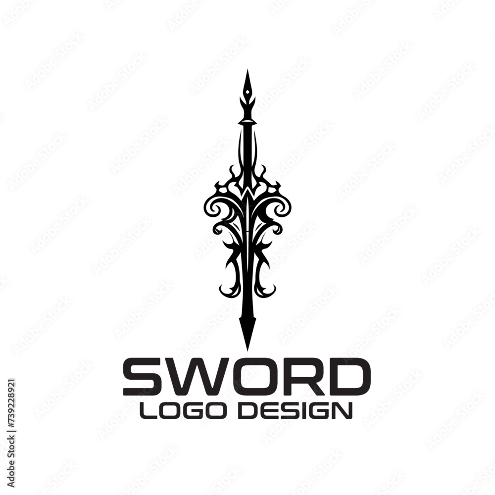 Sword Vector Logo Design