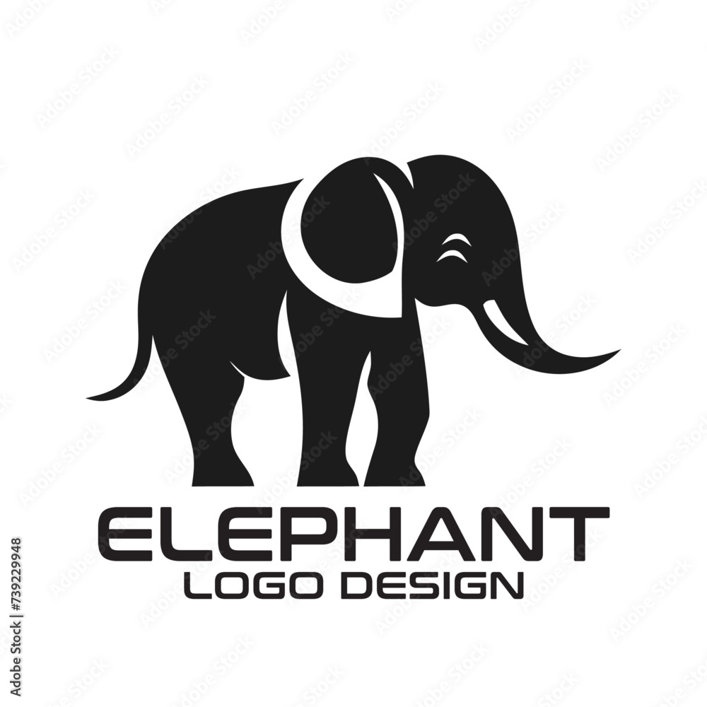 Obraz premium Elephant Vector Logo Design