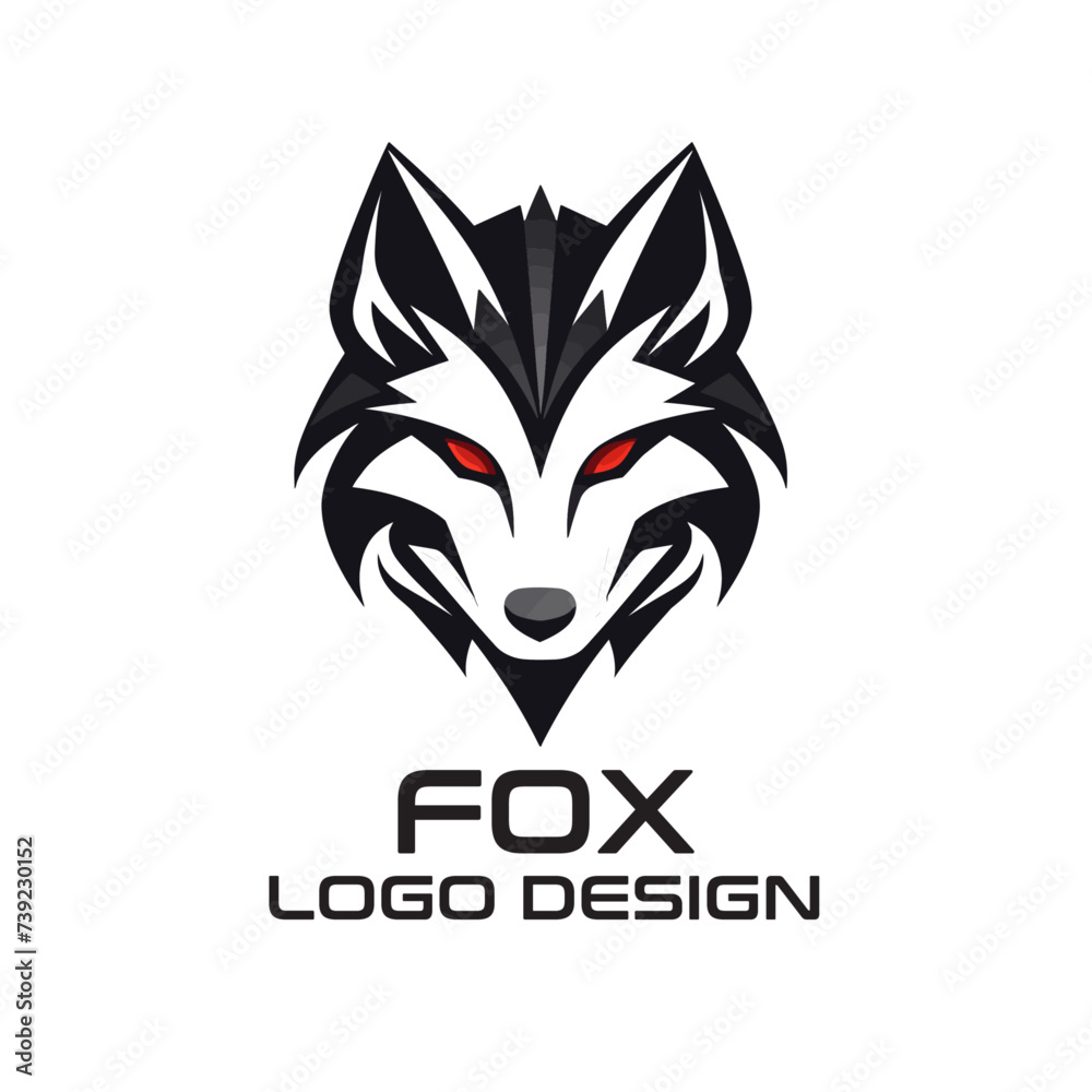 Obraz premium Fox Vector Logo Design