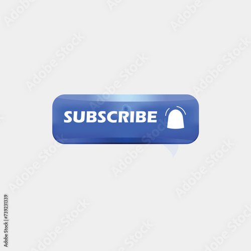 This is a subscribe button with a bell in blue.