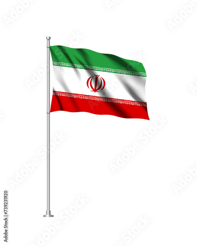 Iran Nation Flag 