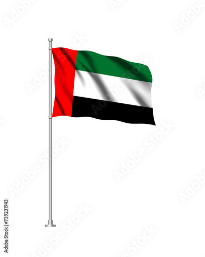 UAE nation Flag 