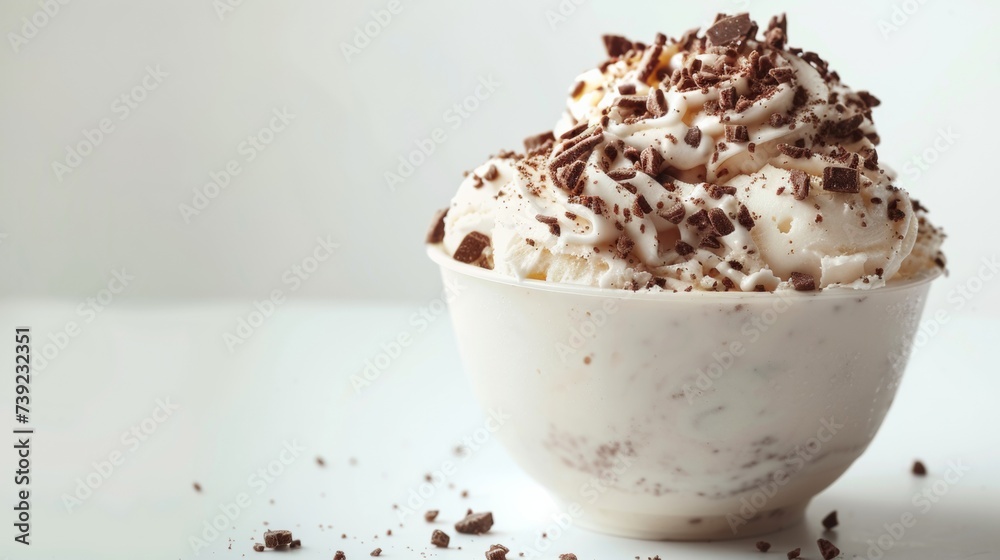 Ice cream on white background
Ice cream on white background