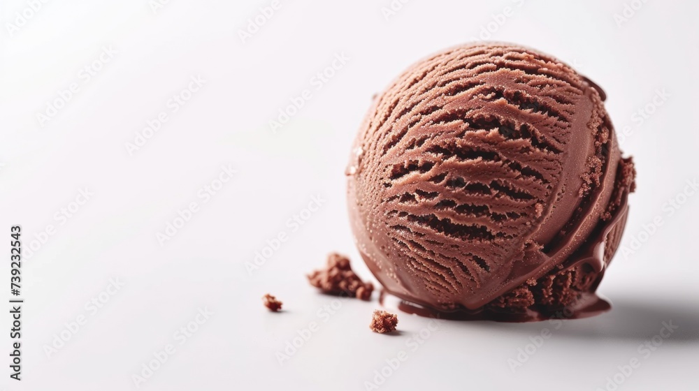 Ice cream on white background
Ice cream on white background