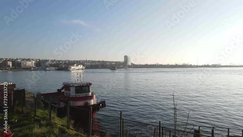 image of istanbul kadıköy sea pier photo