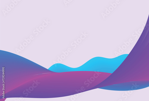 Abstract background with dynamic effect. Futuristic Technology Style. Motion Vector Illustration. Wavy geometric background. Trendy gradient shapes composition. Eps10 vector.