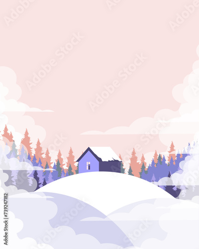 Finland, poster design, banner, postcard