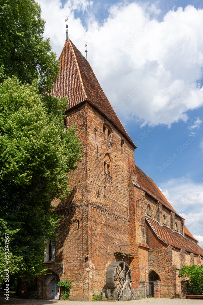 Rehna Monastery in Mecklenburg-Vorpommern, Germany. Brick, Gothic Church. Rehna Monastery in Mecklenburg-Vorpommern, Germany. Brick, Gothic Church.