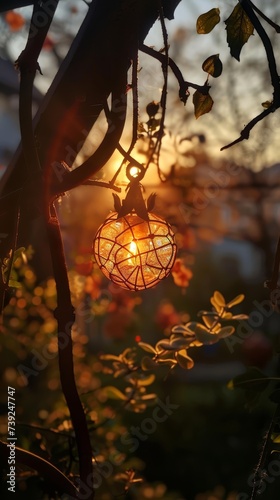 Sun catcher glowing in a domestic setting small but impactful art piece