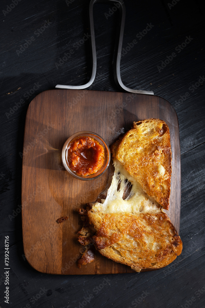 italian american grilled cheese sandwich