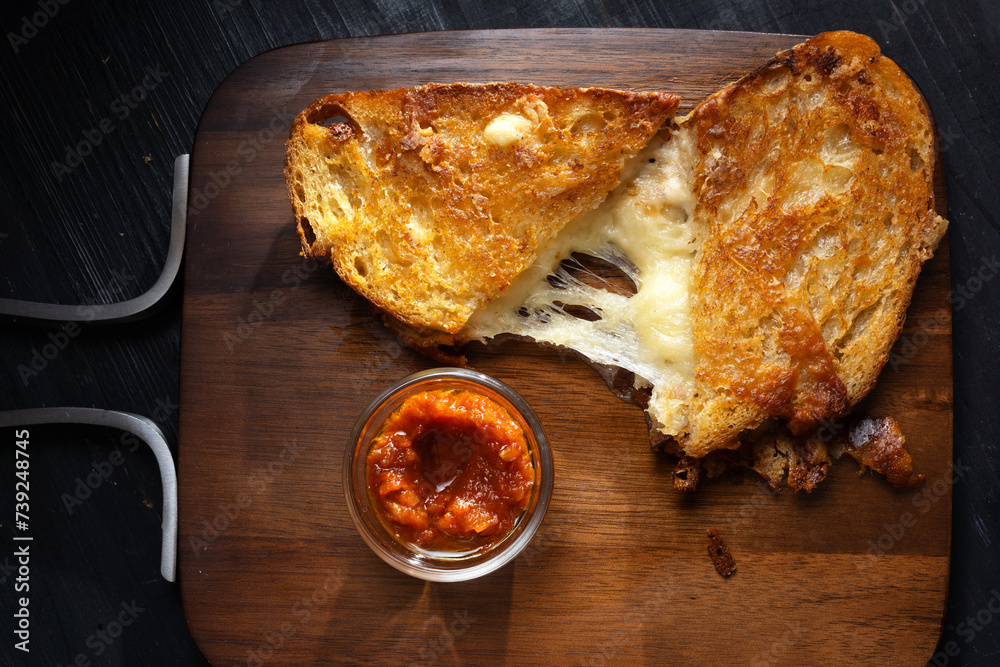 italian american grilled cheese sandwich