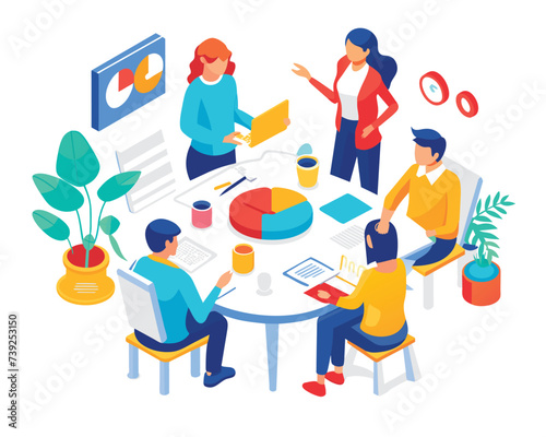 APP devs concept. Develop UI and UX designs for mobile applications. Brainstorm UI and UX design. Discuss with the senior development team. set flat vector modern illustration