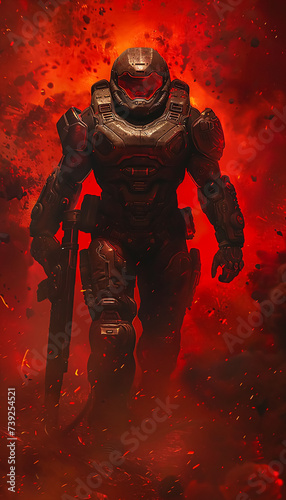 soldier with a gun