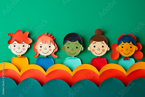Children of different races