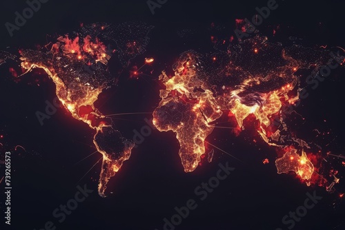 Animated heat map of worldwide dividends yield