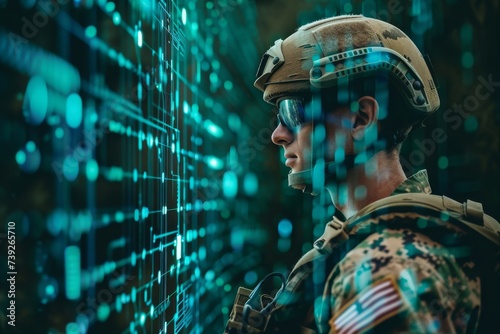 The digital war Advanced technology vs evolving cyber threats photo