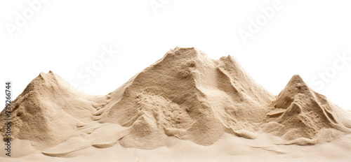 Fototapeta Naklejka Na Ścianę i Meble -  Beach or desert sand cut out