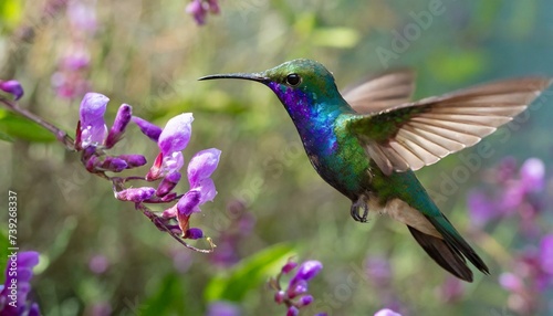 hummingbird in flight