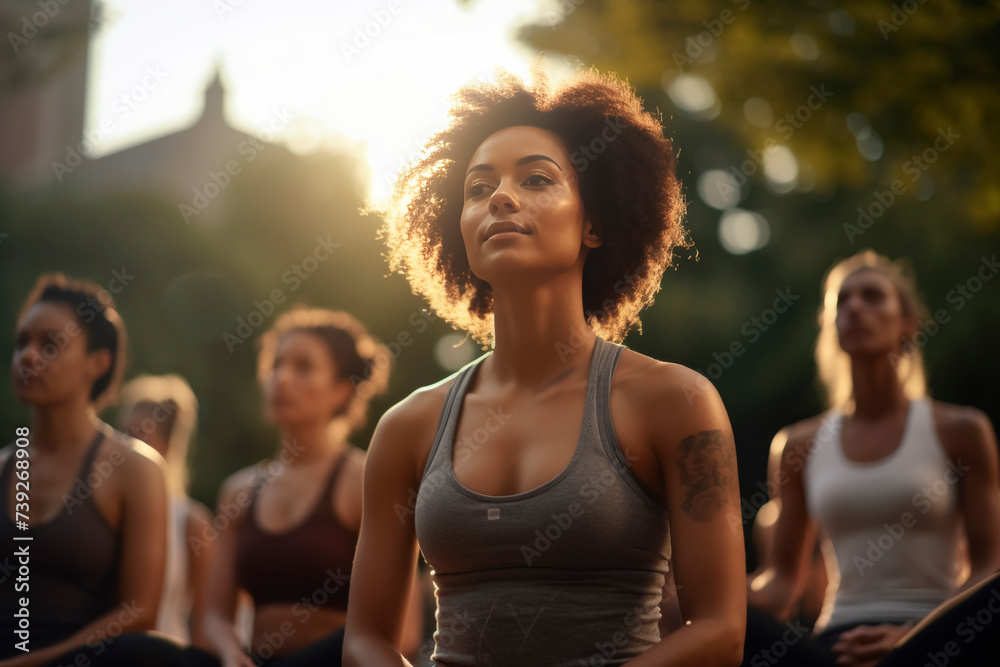 Serene Outdoor Yoga Session Serene Outdoor Yoga Session