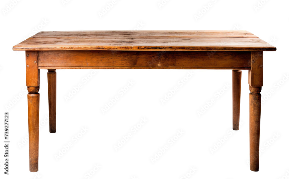 Old wooden table, cut out Old wooden table, cut out