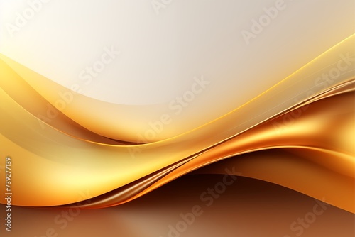 Golden wave gradient background. Goldy banner.